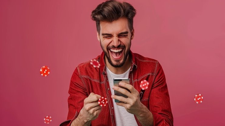 মোবাইলে ক্রিকেট ও ফুটবল তথ্য পড়ার দৃশ্য